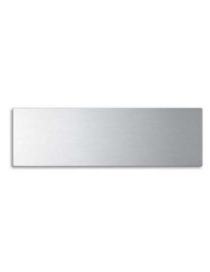 PLACA INOX 304 EMPUJE SIN TALADRO R3 250X80 1MM