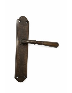 JUEGO MANIVELA PLACA LARGA NEGRO FORJA