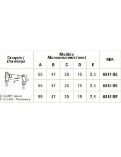 ALDABILLA TORQUE CUELLO 30MM. BRONCE ENVEJECIDO 2