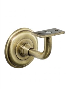 SOPORTE PASAMANOS GRANDE LATÓN PATINADO